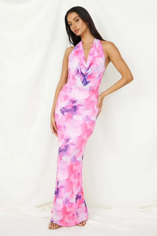 Adalynn Maxi Dress Pink sold by Fortunate One