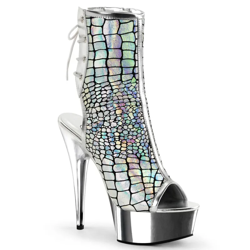 Pleaser Delight-1018HG Ankle-Mid-Calf Boots sold by Shoe Freaks