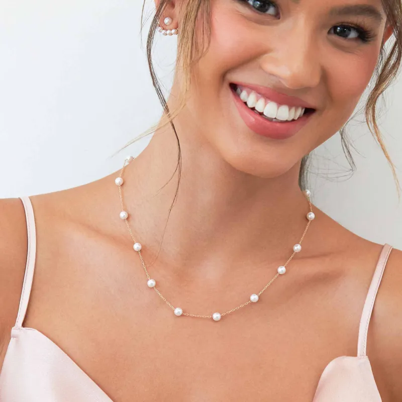 Bowery Pearl Necklace sold by Birdy Grey