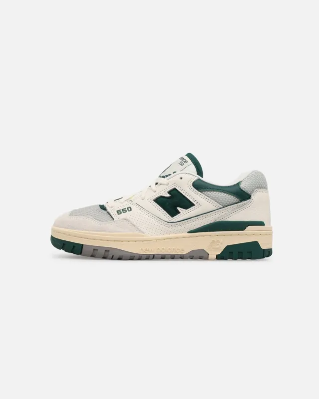 New Balance 550 "Sea Salt" White/Green sold by Culture Kings