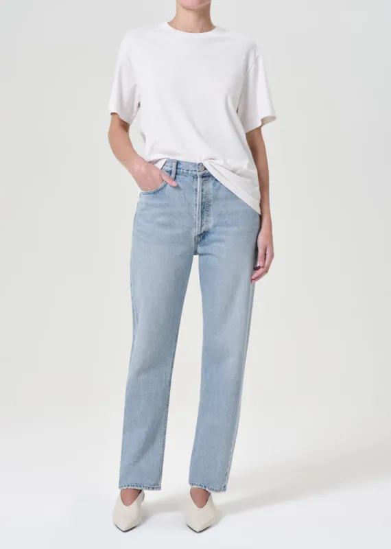 90's Mid Rise Straight in Force sold by Agolde