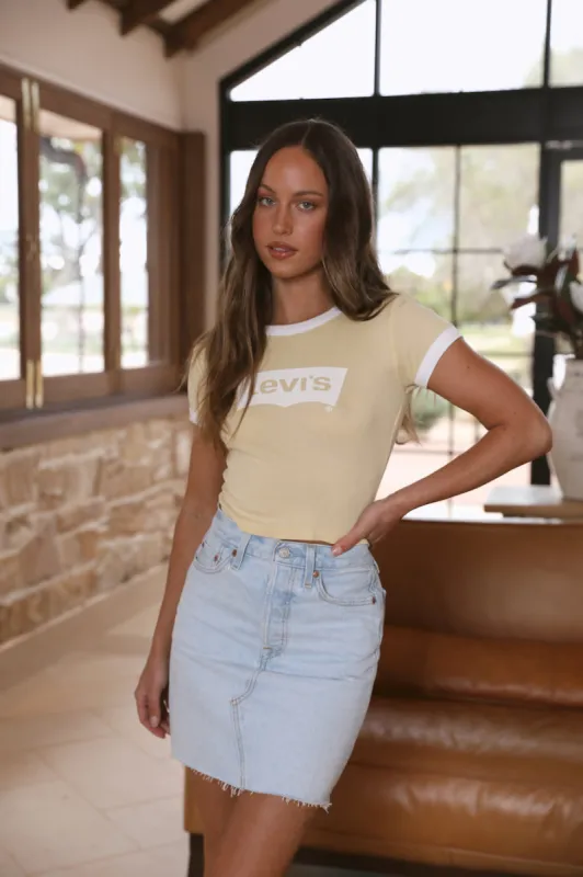 LEVIS Graphic Ringer Mini Tee Sunlight sold by Fortunate One