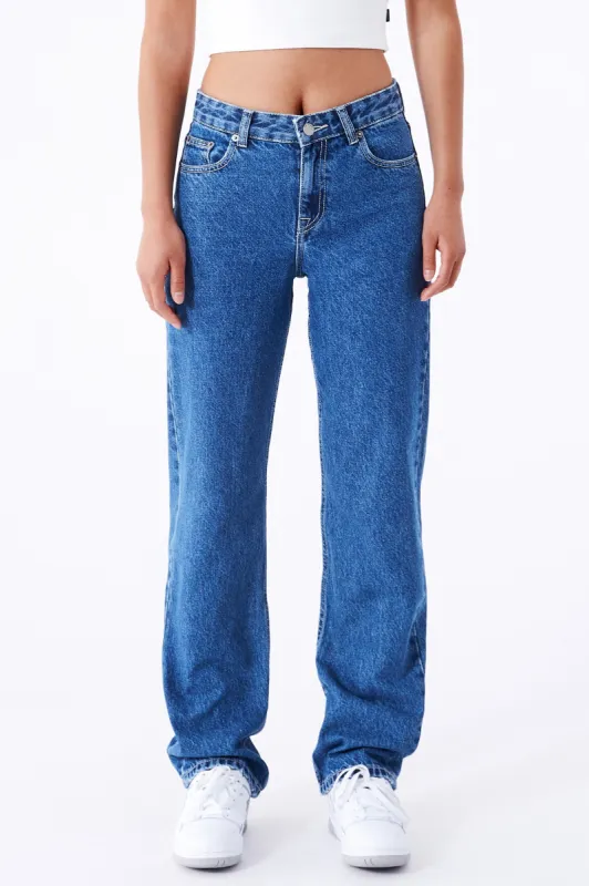 DR DENIM Arch Jeans Pebble Mid Stone sold by Selfie Leslie