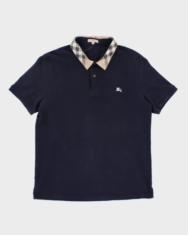 Vintage Y2K Burberry Nova Check Polo Shirt - L sold by Rokit