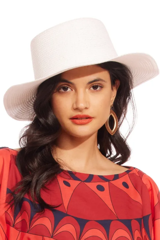 Panama Hat - White sold by Eva Franco