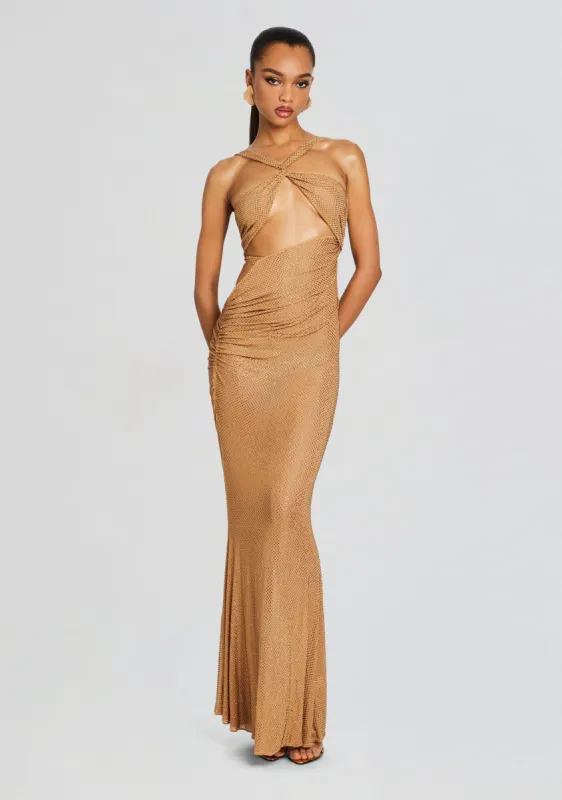 Liesel Embellished Dress sold by Retrofete