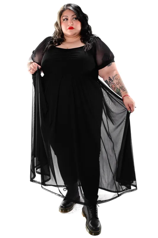 Lily Mesh Maxi Dress sold by Foxblood
