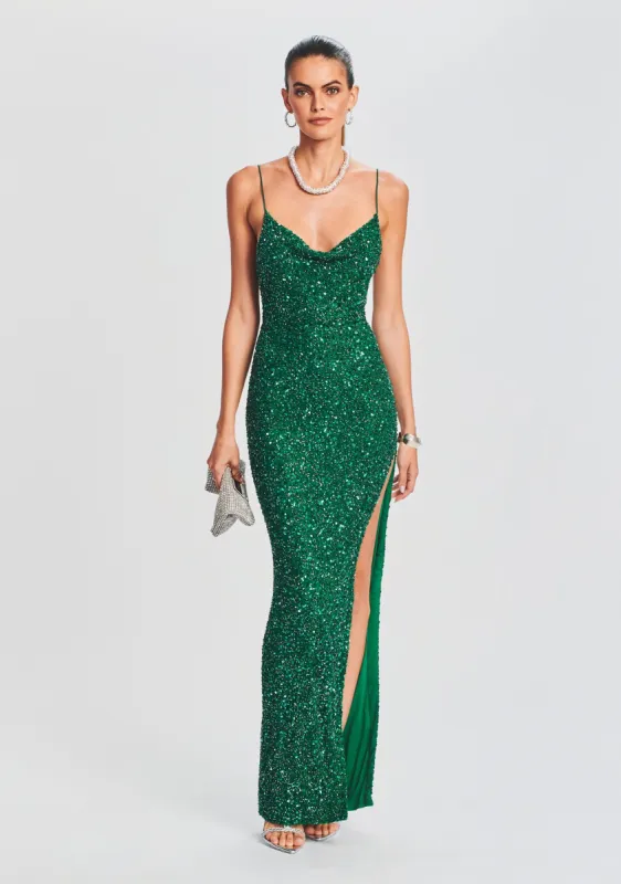 Loretta Sequin Dress sold by Retrofete