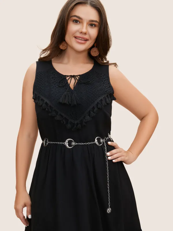 Moon & Star Adorn Stylish Chain Belt sold by Bloomchic