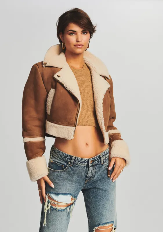 Henley Leather Jacket sold by Retrofete