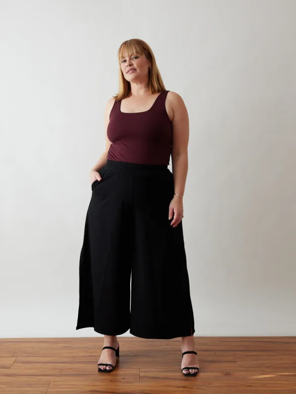 BLACK BAMBOO RAI CROP sold by Free Label