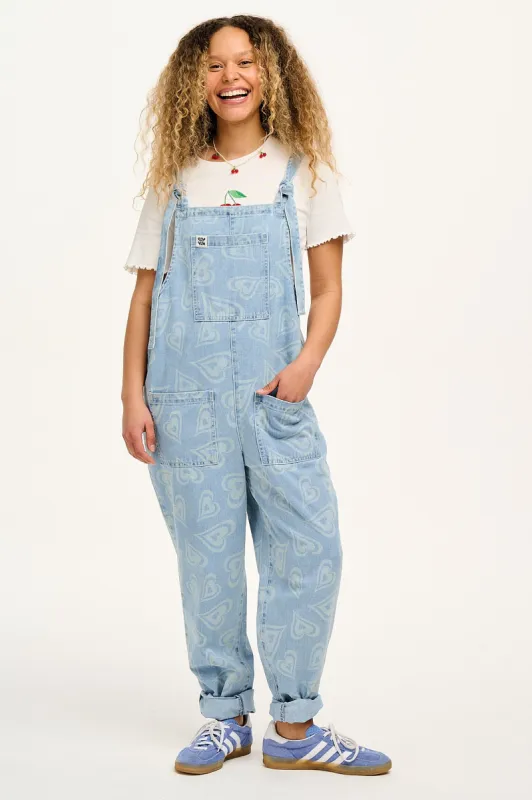 専用ページ。denim dungaree Original - Denim Dungaree in Light Wash Hearts | Parallel