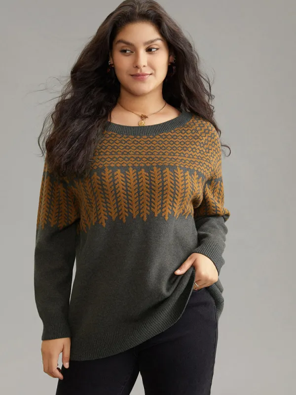 Supersoft Essentials Graphic Raglan Sleeve Pullover sold by Bloomchic