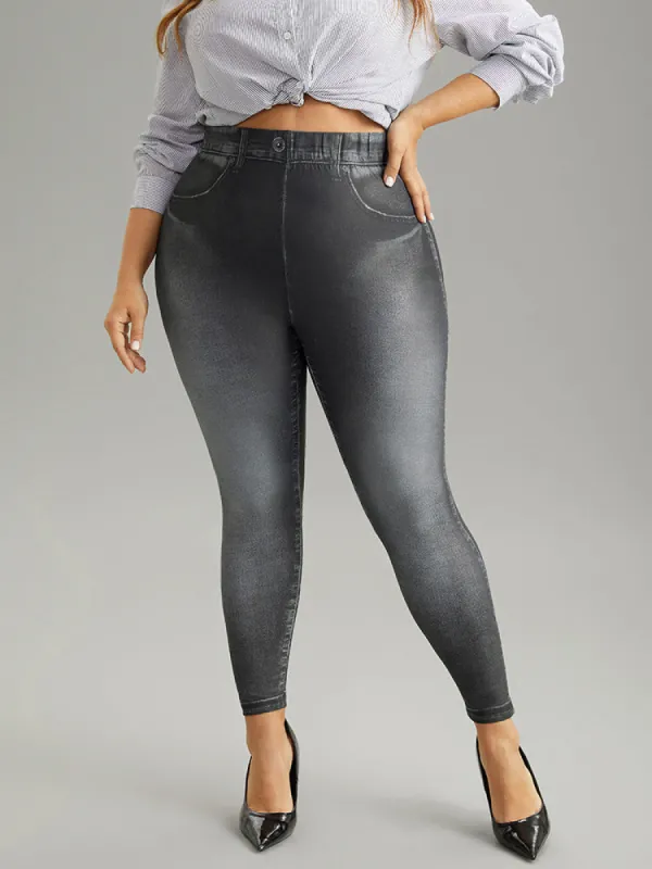 Vintage High Rise Skinny Leggings sold by Bloomchic