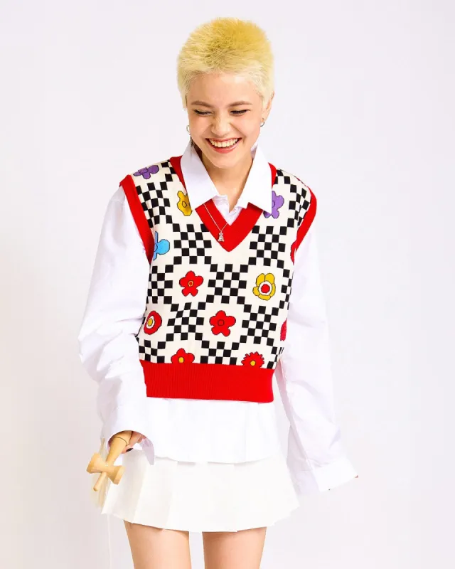 The Floral Funk Vest sold by Kina and Tam