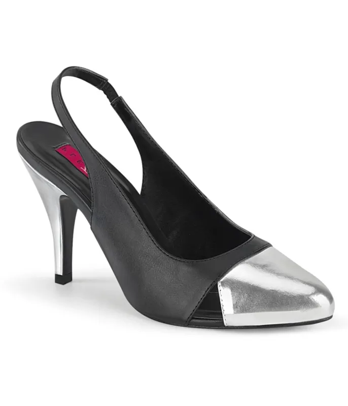Black Heel Sling Back Pump sold by Unique Vintage