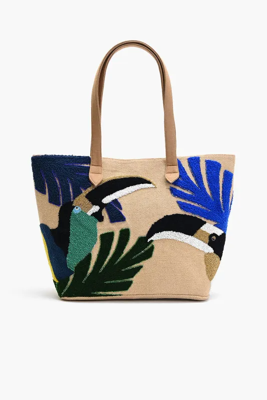 Toucan Embellished Tote sold by America & Beyond