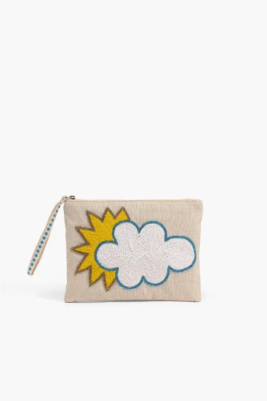 Believe In Blue Skies Clutch sold by America & Beyond