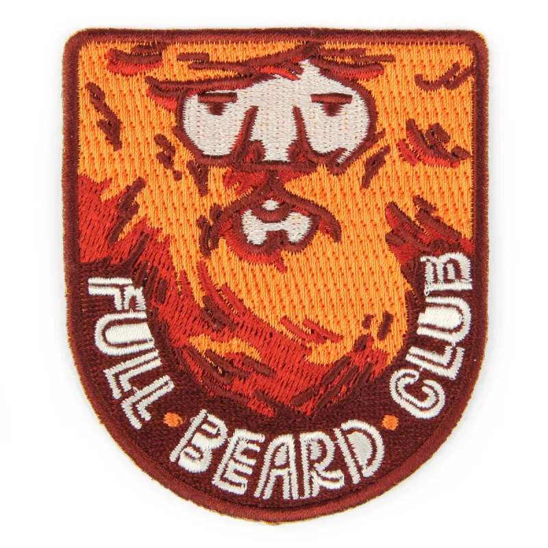 Full Beard Club Patch sold by Mokuyobi