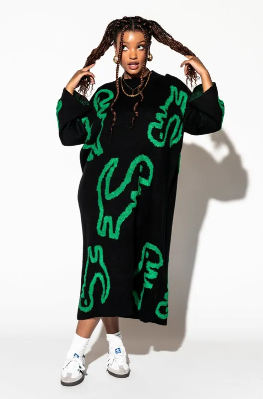 Rawr Means I Love You Oversized Knit Dress sold by Dressed In Lala