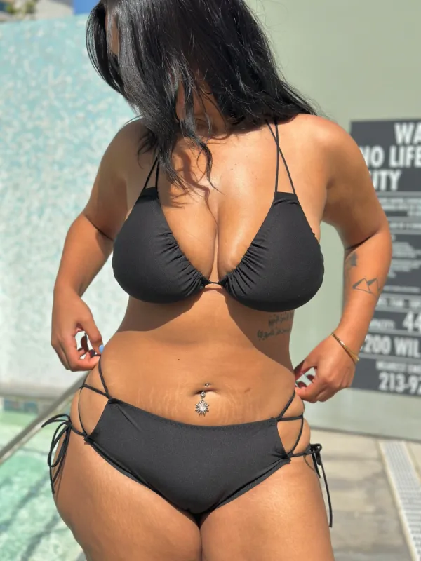 Simple Black Boyshort sold by Vanusian Swim