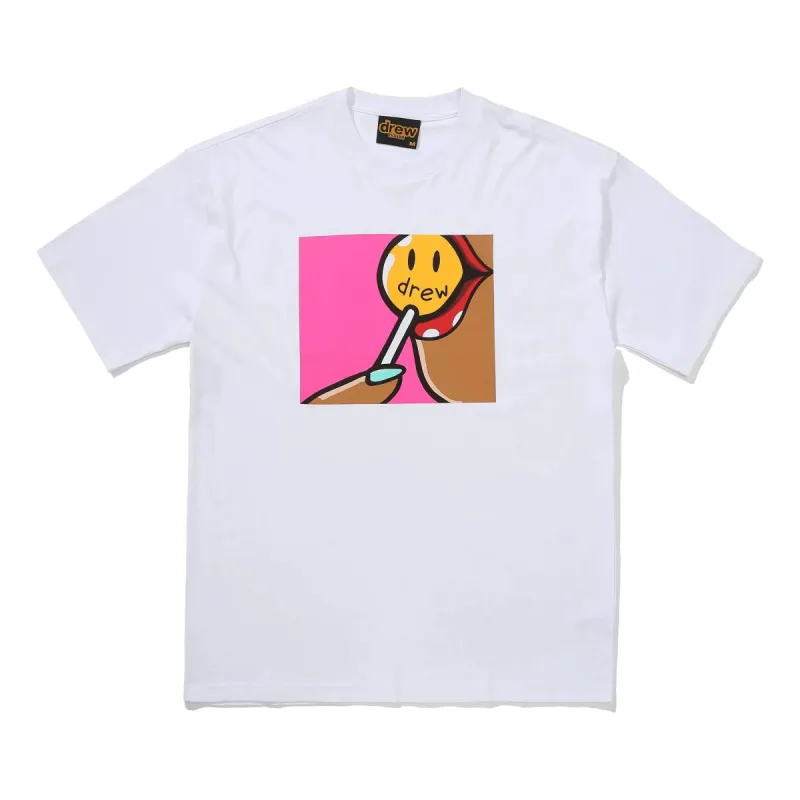 Drew House Sweet Tooth T-shirt 'White' DR-FW21-125 sold by KicksCrew