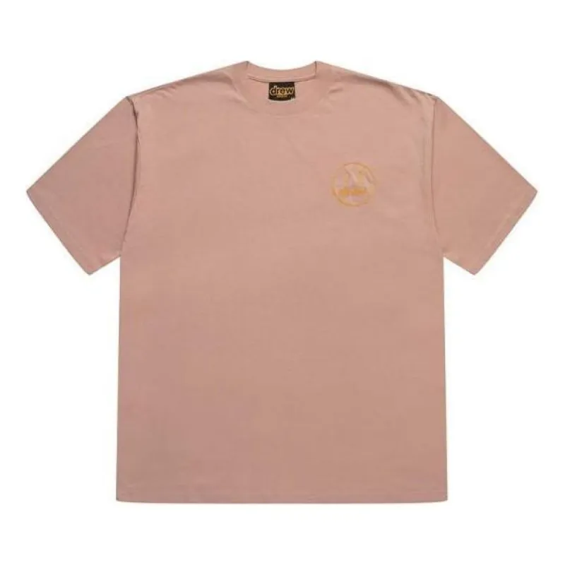 Drew House Sketch Mascot Embroidery T-shirt 'Dusty Rose' DR-FW21-109 sold by KicksCrew