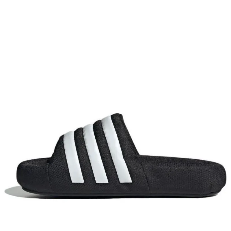 adidas Originals Adilette Flip-flops 'Black White' IF9263 sold by KicksCrew