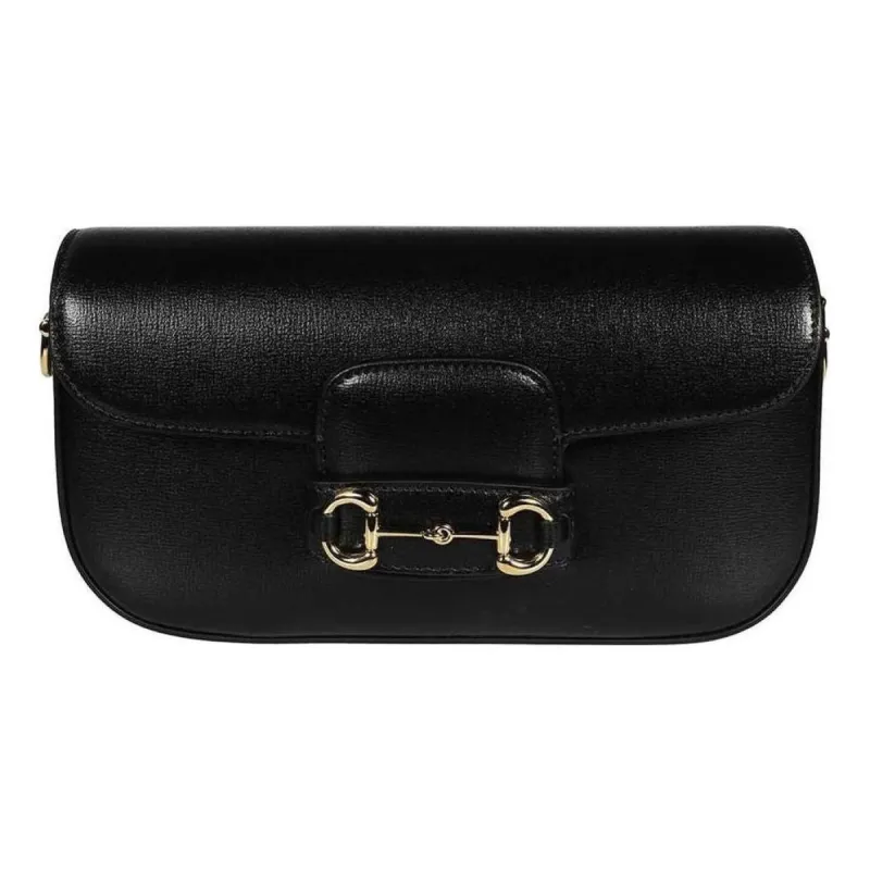 (WMNS) Gucci Horsebit 1955 Small Shoulder Bag 'Black' 735178-1DB0G-1000 sold by KicksCrew