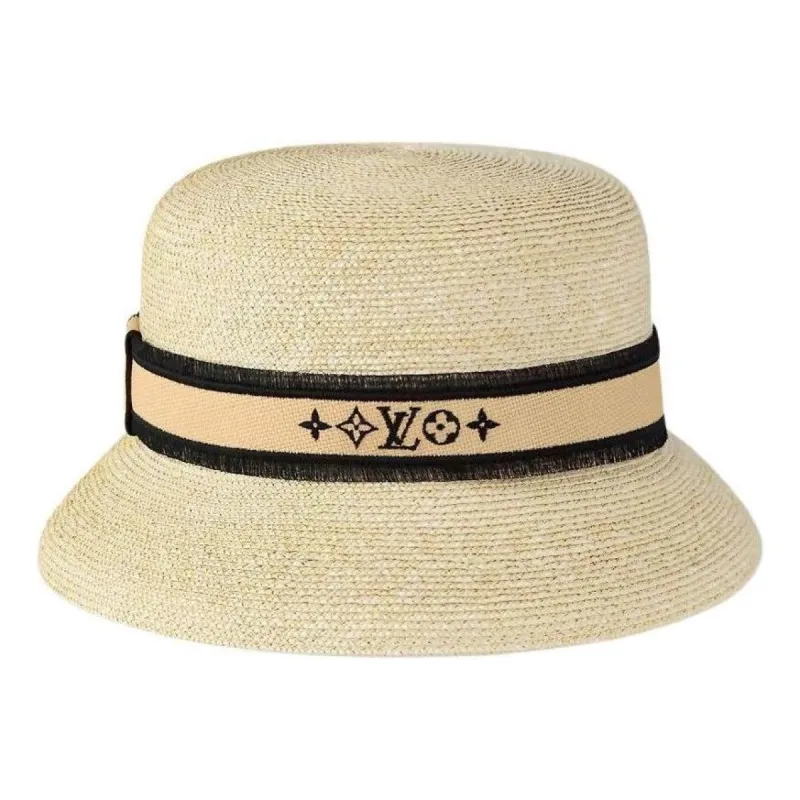 (WMNS) LOUIS VUITTON Straw Bucket Hat 'Beige' M7629M sold by KicksCrew