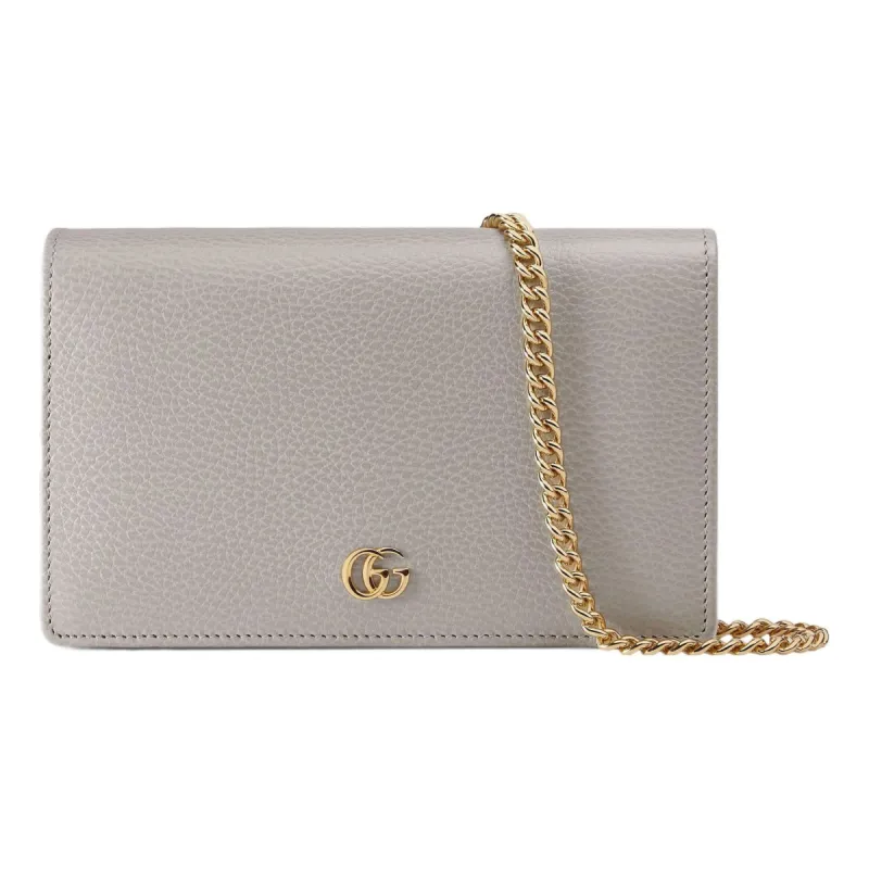 (WMNS) Gucci GG Marmont Mini Chain Bag 'Light Grey' 497985-CAO2G-1443 sold by KicksCrew