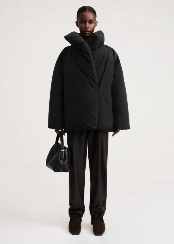 Signature down jacket black sold by Toteme