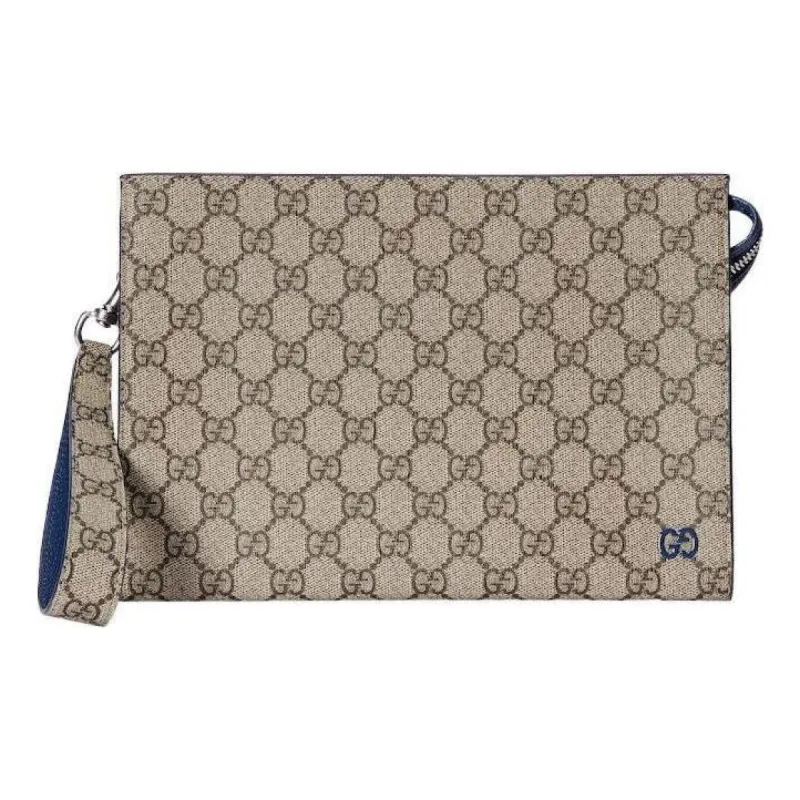 Gucci Pouch With GG Detail 'Beige Ebony Supreme' 768255-FACQC-9751 sold by KicksCrew
