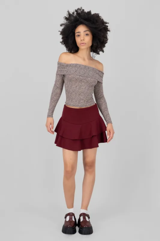 Falda Doble Olan Pretina Ancha sold by Shasa