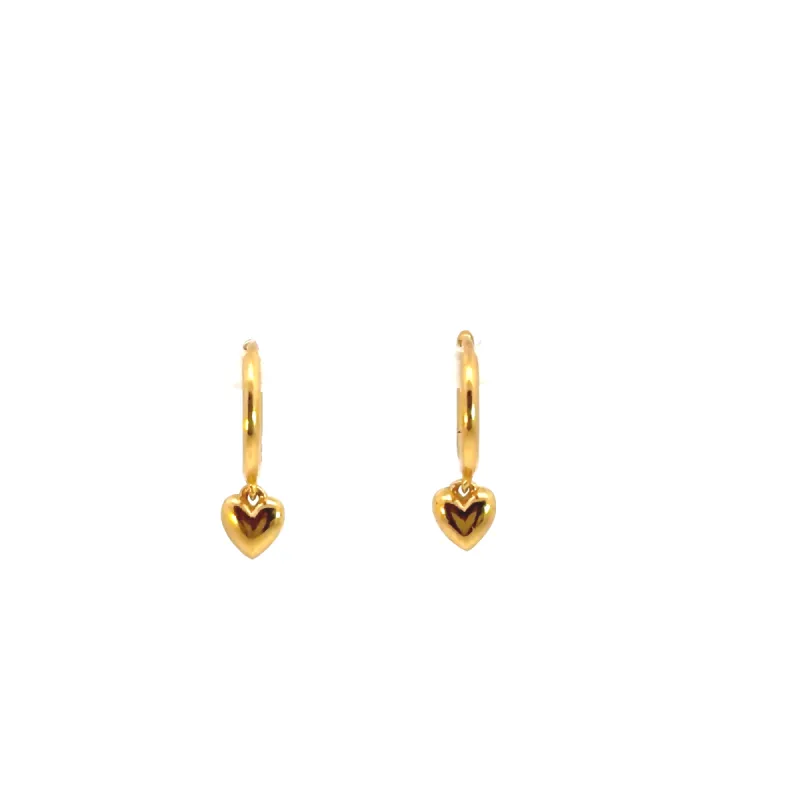 » Mini Heart Hoop Earrings (100% off) sold by Stella & Dot
