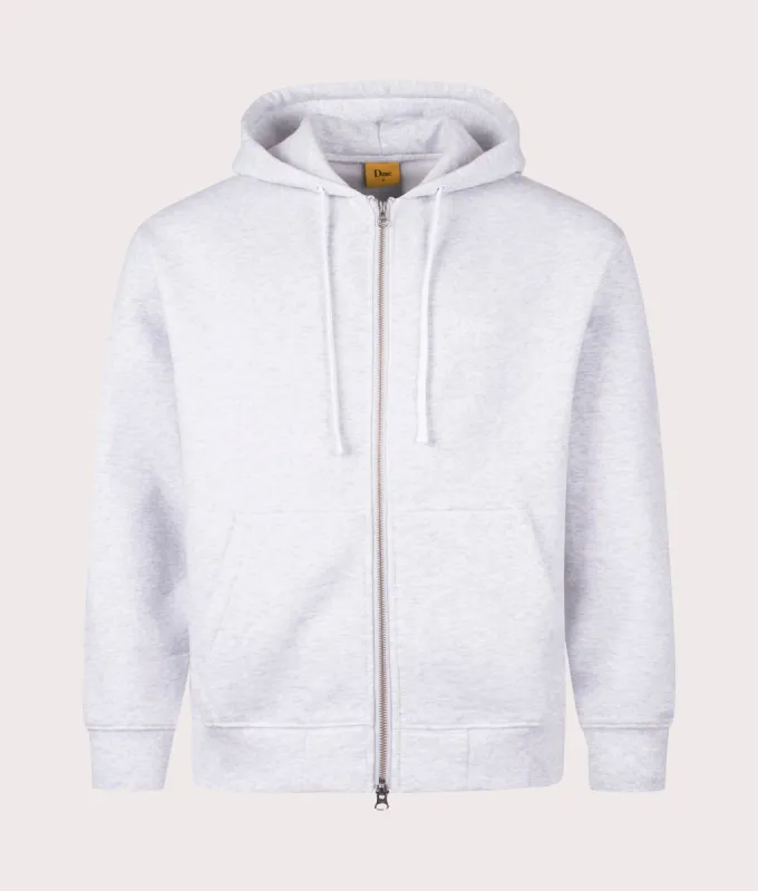 Cursive Small Logo Zip Through Hoodie sold by EQVVS
