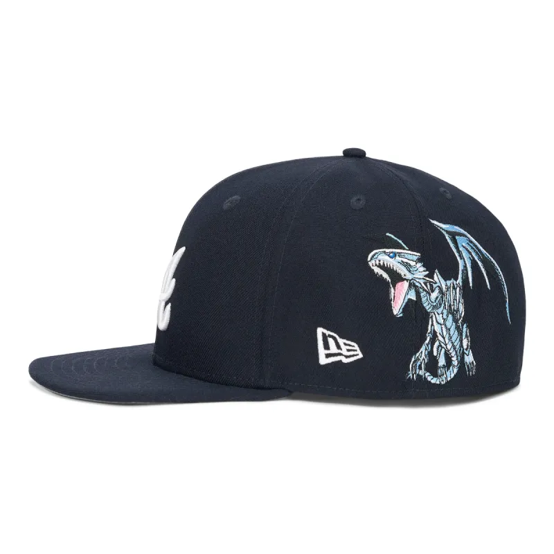 YUGIOH BLUE EYES ATL FITTED HAT (NAVY) *PRE ORDER* sold by hypland