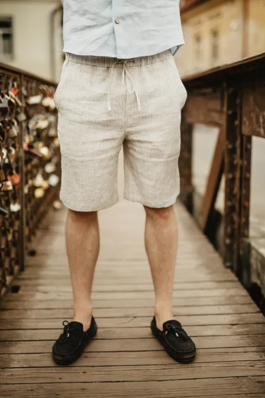Tiklis Men's Linen Shorts sold by Ivalo.com