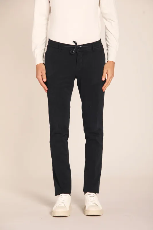Milano Jogger men's chino pants in gabardine stretch extra slim fit  sold by Mason's