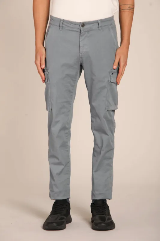 Chile men's cargo pants in gabardine extra slim fit ① sold by Mason's