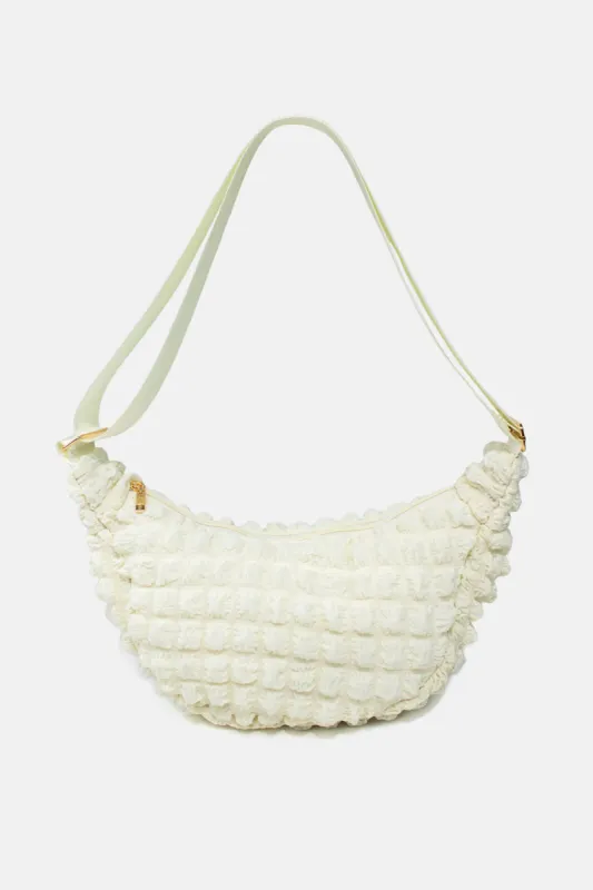 Cream | Crossbody Bag sold by Kind Bag
