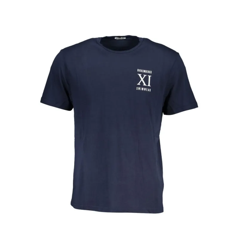 Blue Cotton T-Shirt sold by Louxly