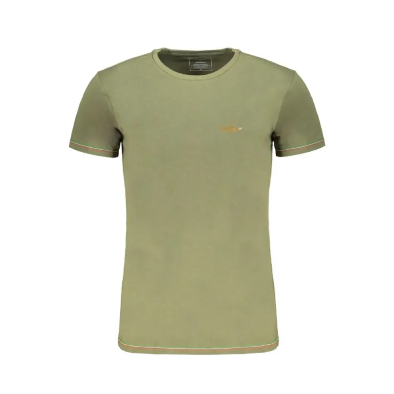Green Cotton T-Shirt sold by Louxly
