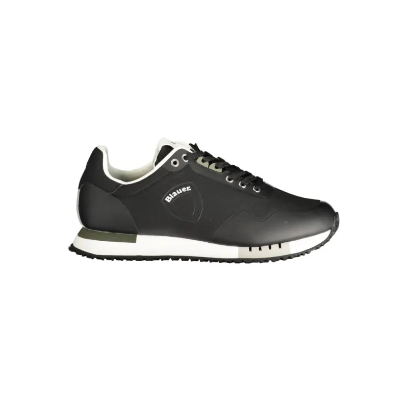 Black Polyester Sneaker sold by Louxly