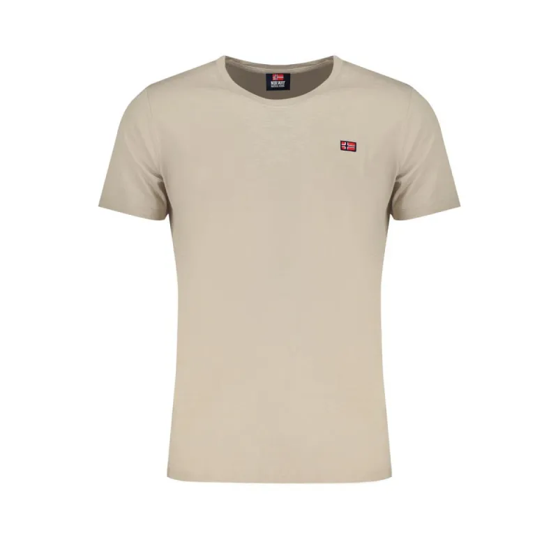 Beige Cotton T-Shirt sold by Louxly