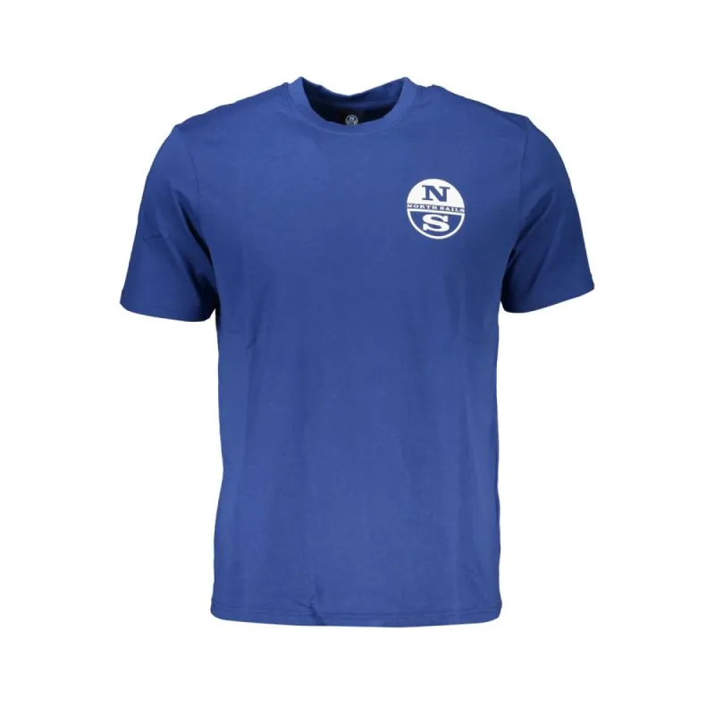 Blue Cotton T-Shirt sold by Louxly