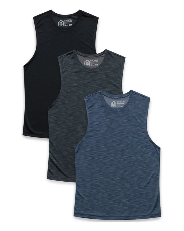 Custom 3 Pack Performance Muscle Tank - Non-Branded sold by INTO THE AM