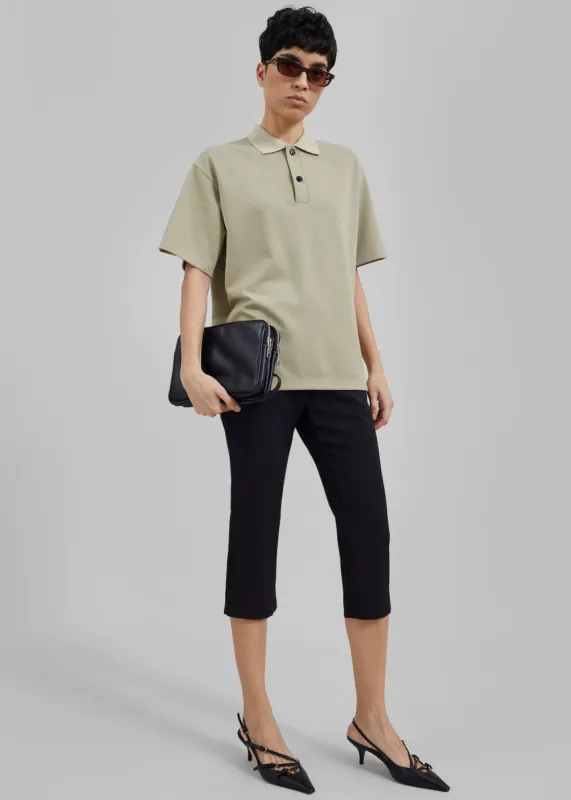 Dianne Polo Shirt - Khaki sold by Frankie Shop