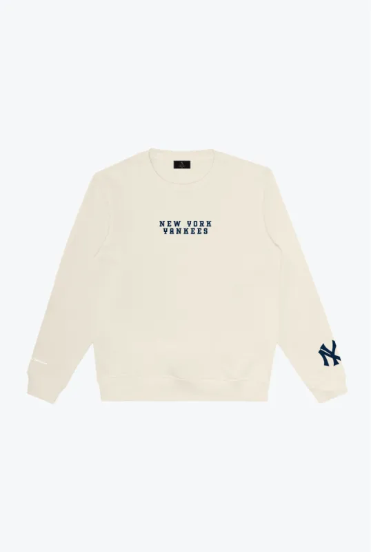 New York Yankees Spirit Crewneck - Ivory sold by Peace-Collective