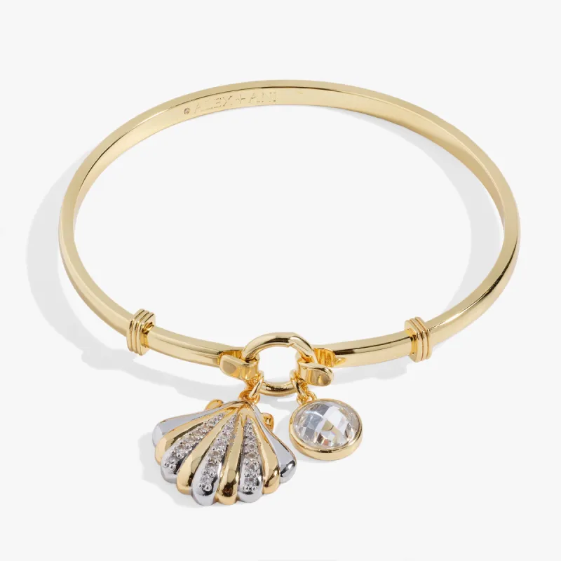 Seashell Tension Bangle sold by Alex and Ani